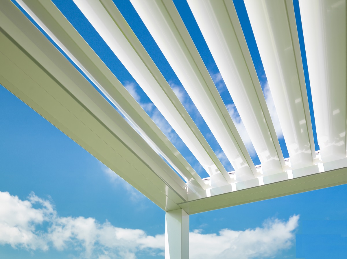 Motorized Louvered Pergola Structures