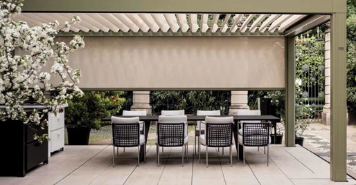 Roll Down Raso Screens Retractable Deck Patio Awnings Sunair