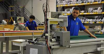 SUNAIR manufacturing plant interior