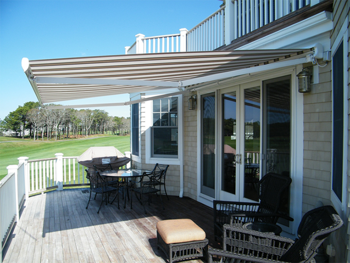 The Gravel Path Leads To Style Outdoor Awnings Patio Patio Awning